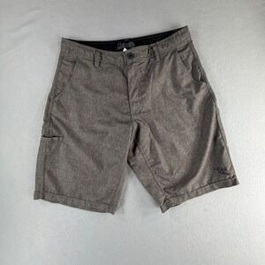 Dahui Hybrid Collection Mens 32 Grey Heather Stretch Surf Board Shorts Beach‎